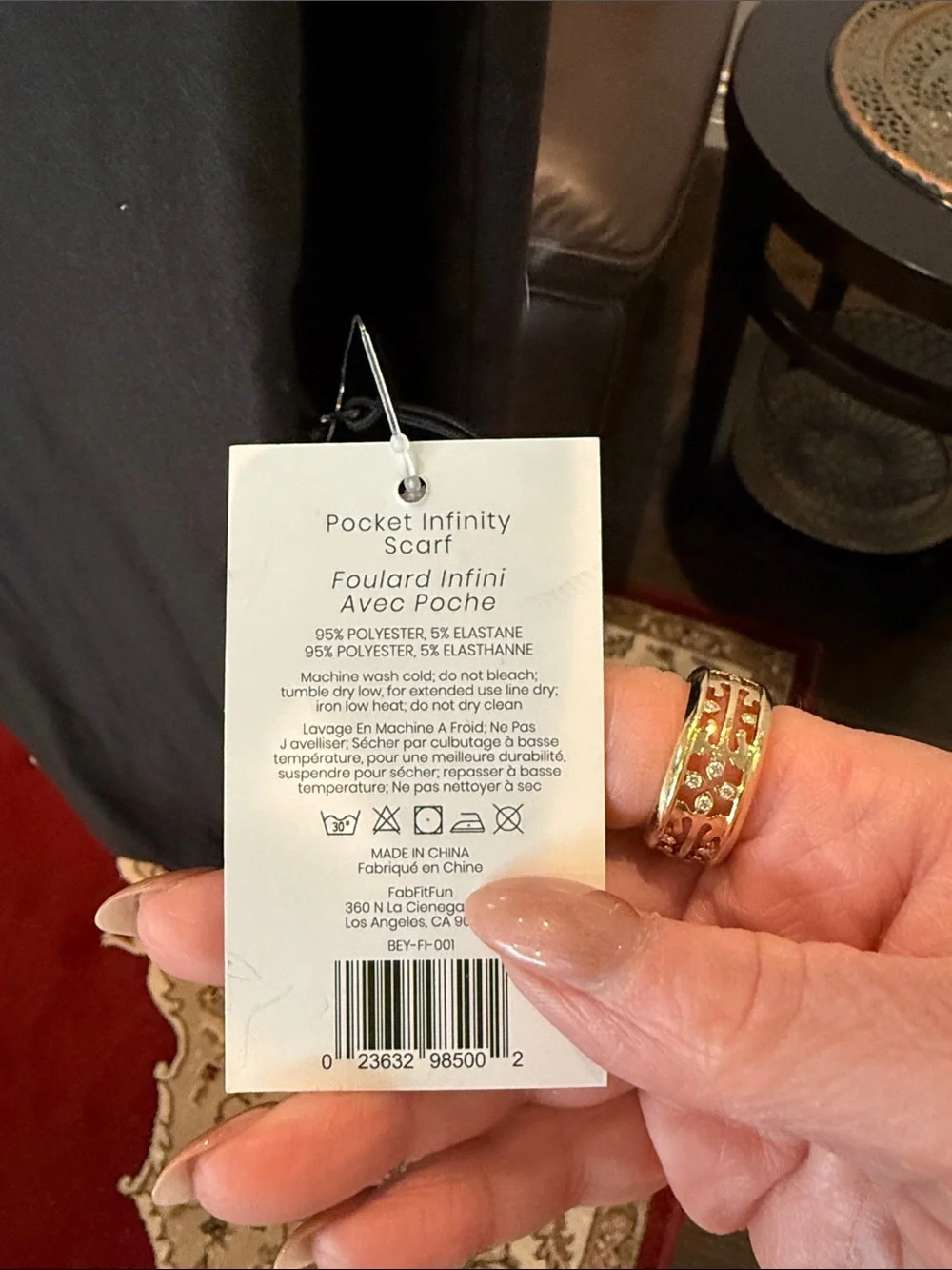 Beyond Yoga Pocket Infinity Scarf